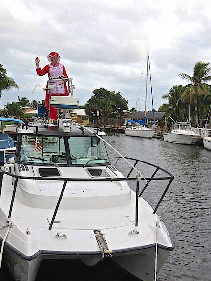 MRS. CLAUS GOES BOATING