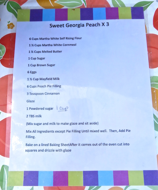 Sweet Georgia Peach Recipe